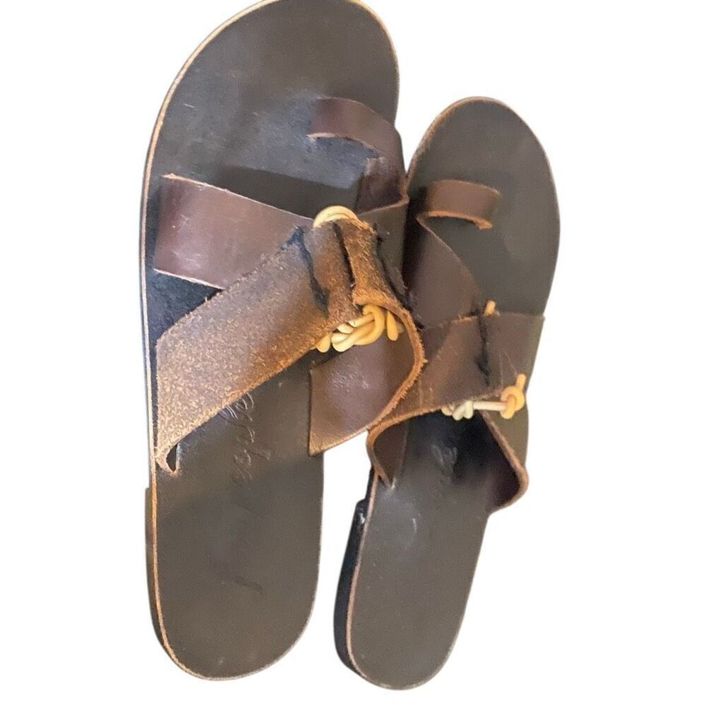 Free People Sophie Skip on sandal brown size 9 - Picture 2 of 6